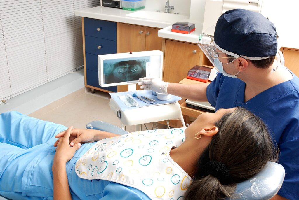 dentist, patient, dentist, dentist, dentist, dentist, dentist, patient